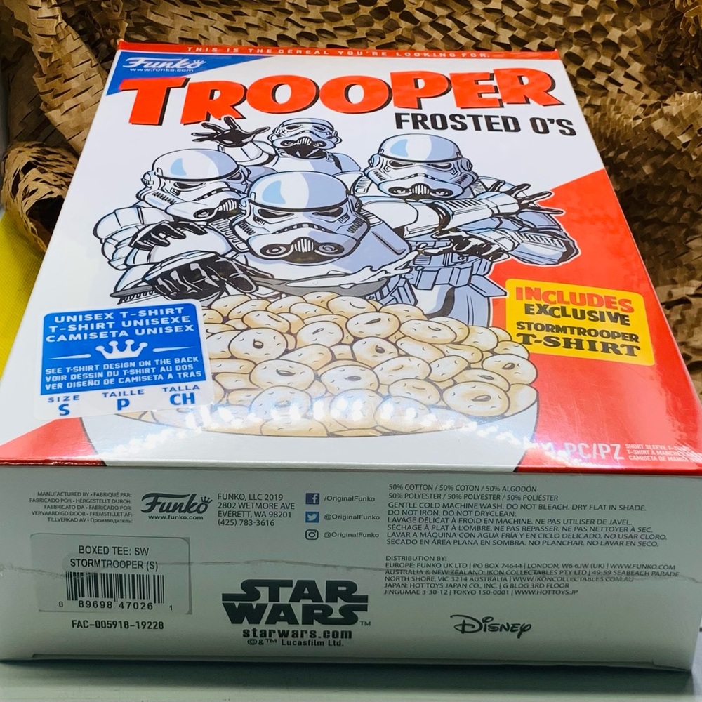 Funko Troopers Cereal T Shirt New Sealed Box Star Wars Stormtrooper Unisex - Picture 6 of 6